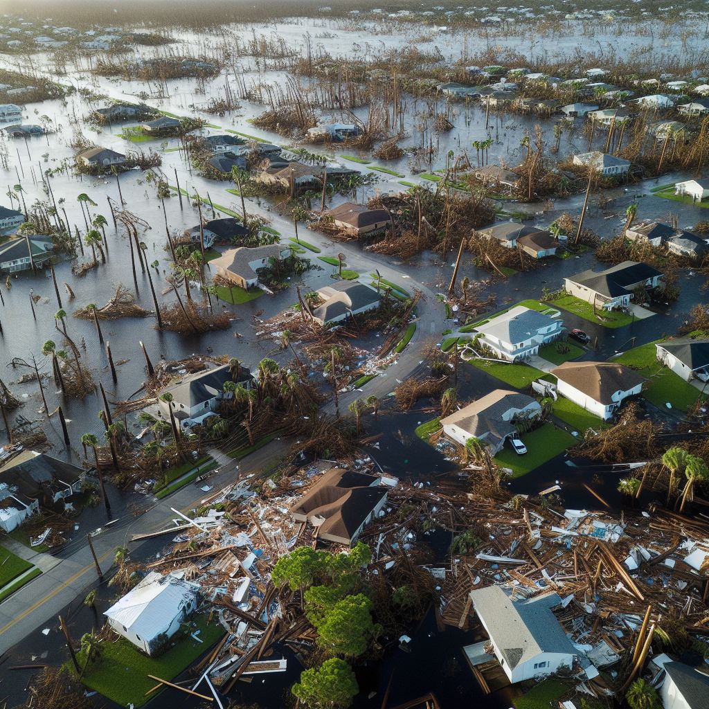 El devastador paso del huracán Milton por Florida